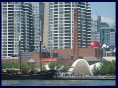 View of the Harbourfront the tour boat 043